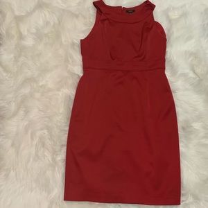 Red party dress